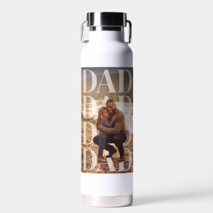 PhotoPop Papá Botella de Agua Personalizada con Fo