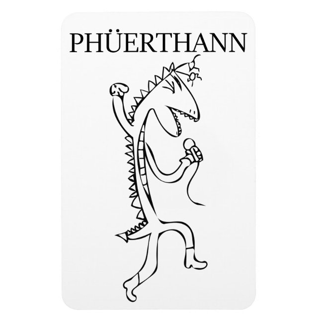 Phuerthann 4" por imán fotográfico flexible de 6" (Vertical)