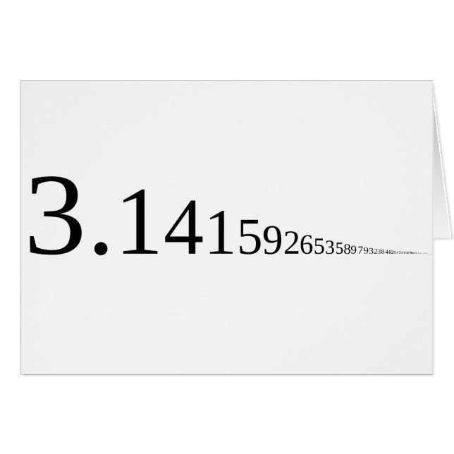 Pi - 3.14... (Anverso (Horizontal))