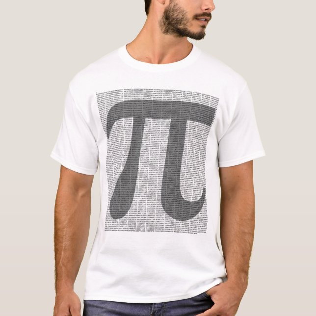 Pi a la camiseta de 10.000 decimales (Anverso)