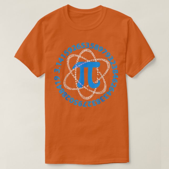 PI Day 2022 Átomo de camisetas PI Math Geek Scienc (Diseño del anverso)