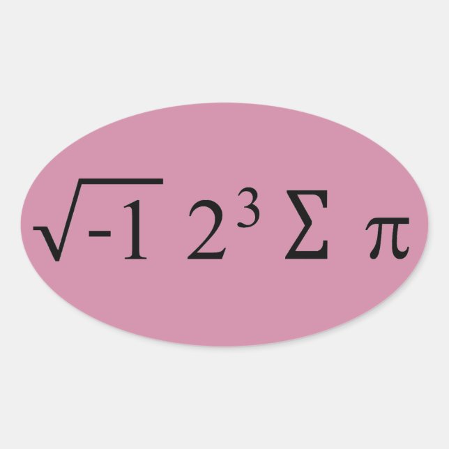 Pi Day I Ate Some Pie i 8 sum pi Pegatinas (Anverso)