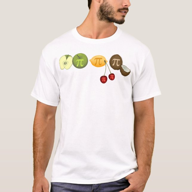 Pi Day, Pi en varias camisetas de fruta (Anverso)