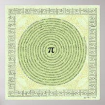 Pi en espiral ~ matemáticas como arte