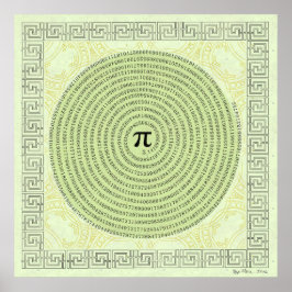 Pi en espiral ~ matemáticas como arte