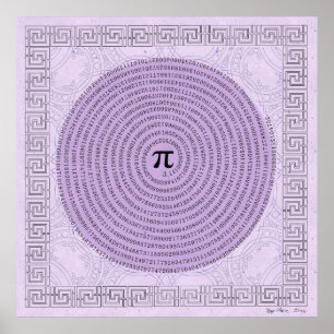 Pi en espiral ~ matemáticas como arte