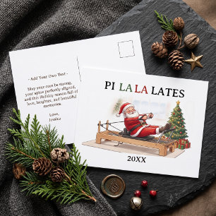 Pi La La Lates Santa Divertido Pilates Navidad
