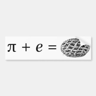 Pi más el pegatina de E
