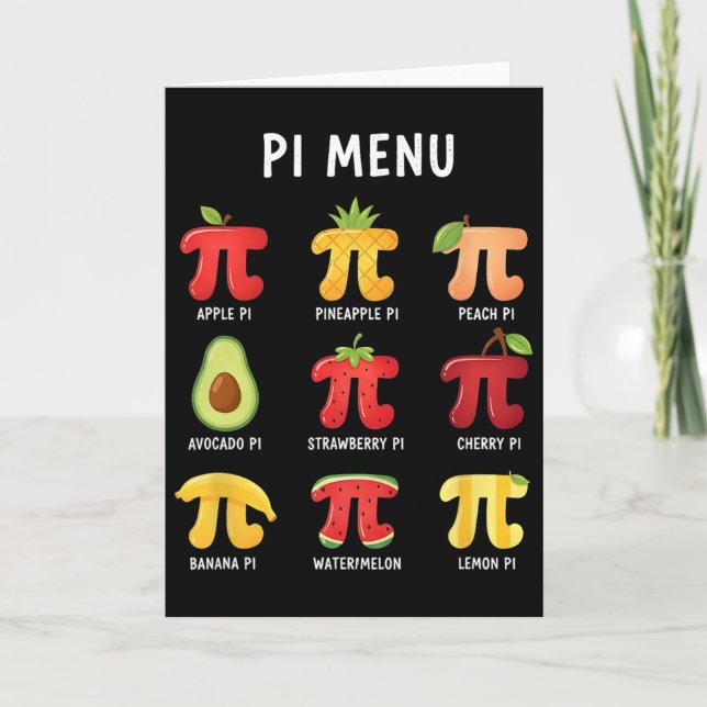Pi Menu 3,14 Pi Number Symbol Math Teacher Funny F (Anverso)