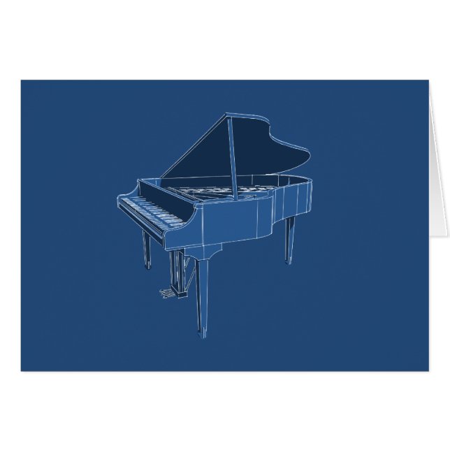 Piano de cola: Pintura del modelo: (Anverso (Horizontal))