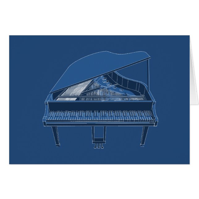 Piano de cola: Pintura del modelo: (Anverso (Horizontal))