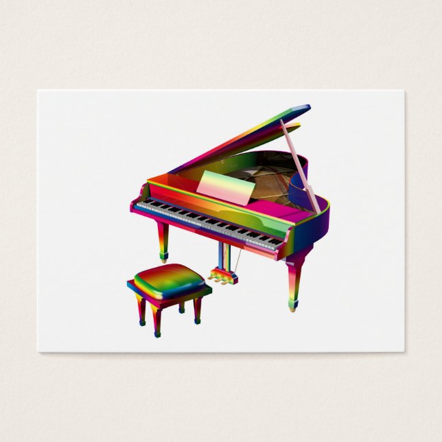 Piano de color arcoiris (Frente)