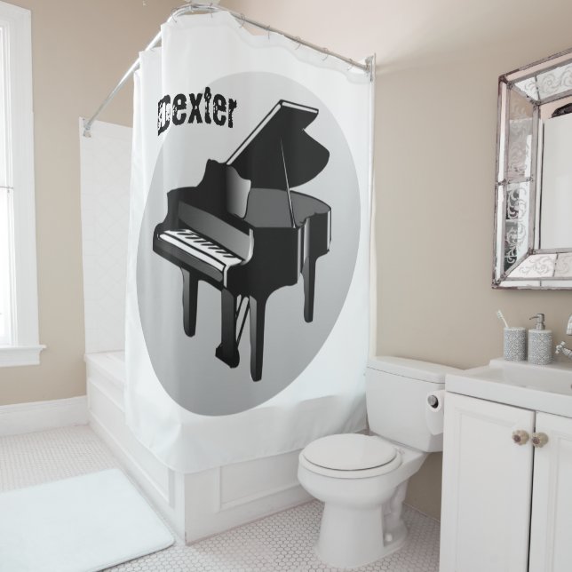 Piano de cortina de ducha (In situ)