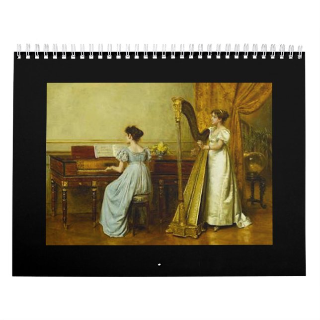 Piano en el calendario artístico (Tapa)
