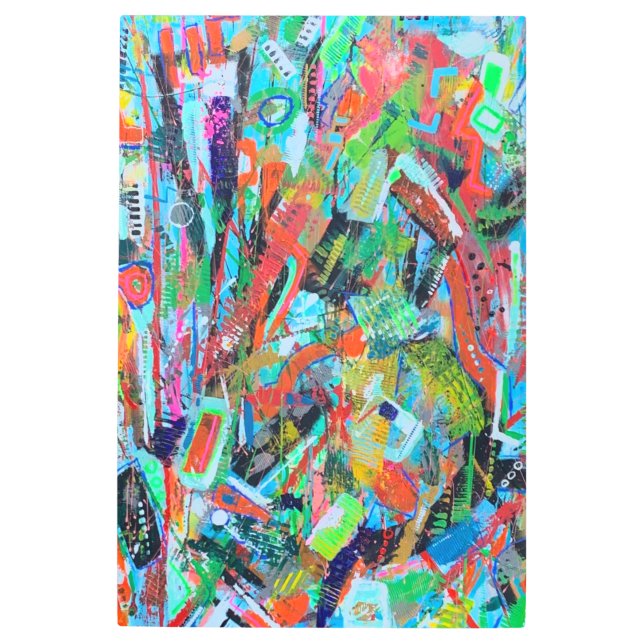 Piano Man 24 x 36 arte mural Metalizado (Anverso)