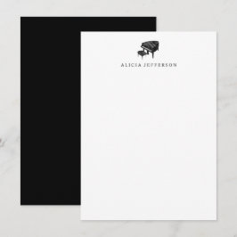 Piano Stationery - Tarjetas de notas para piano pe