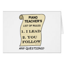 Piano Teacher Lista De Reglas