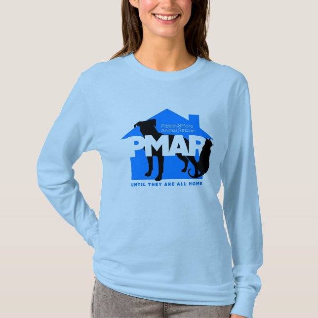 Pibbles y más camisa de manga larga animal del (Anverso)