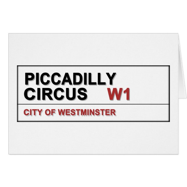 Piccadilly Circus London (Anverso (Horizontal))