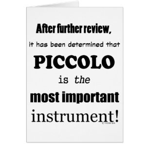 Piccolo Instrumento más importante