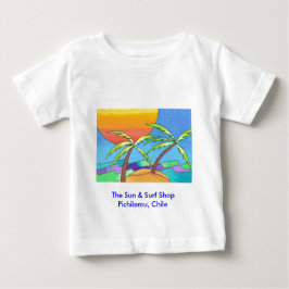 Pichilemu Surf Shop Beach Baby t camisetas