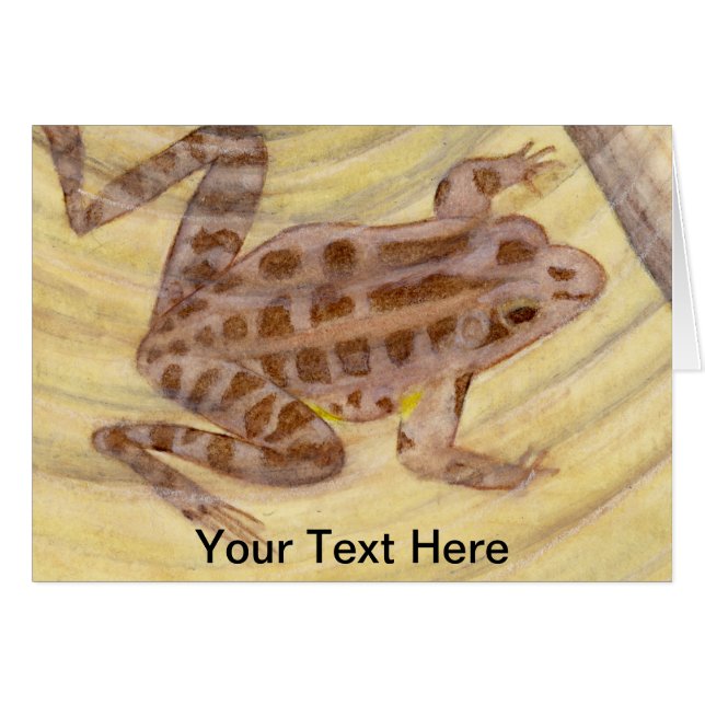 Pickerel Frog Watercolor (Anverso (Horizontal))