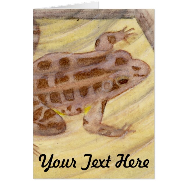 Pickerel Frog Watercolor (Frente)
