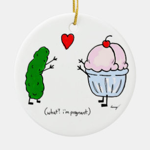 Pickle Ama El Ornamento De Crema De Hielo - Azul