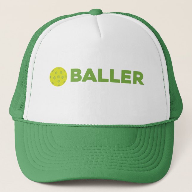 (Pickle) Baller Funny Gorra de baloncesto (Anverso)