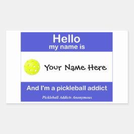 Pickleball Admite Etiqueta De Nombre Anónimo