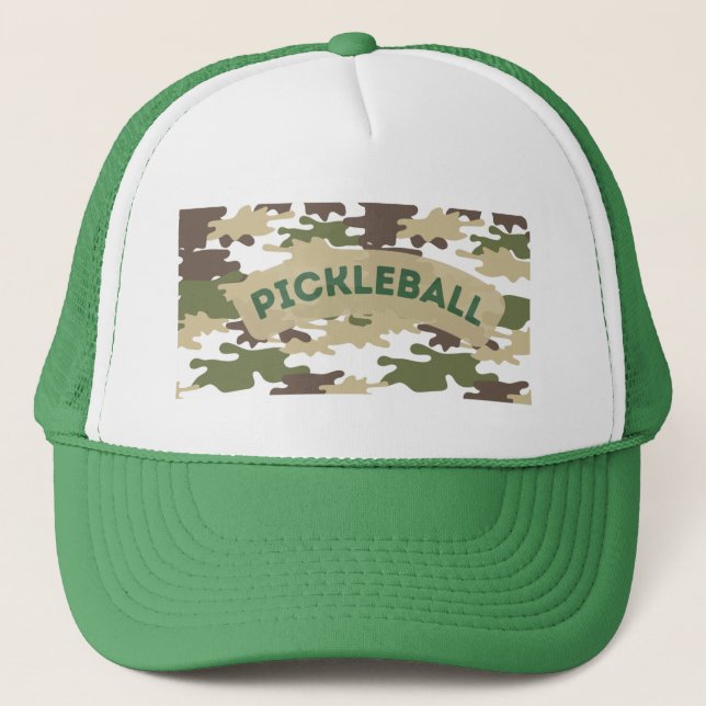 Pickleball Camo gorra (Anverso)