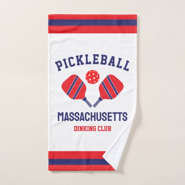 pickleball de personalizable (Toalla de mano)