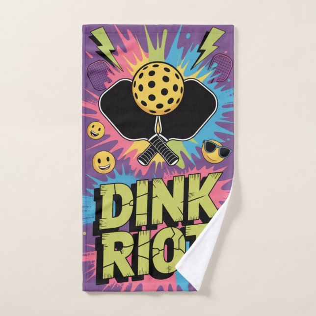 Pickleball Dink Riot Gracioso Esplash Urbano (Toalla de mano)