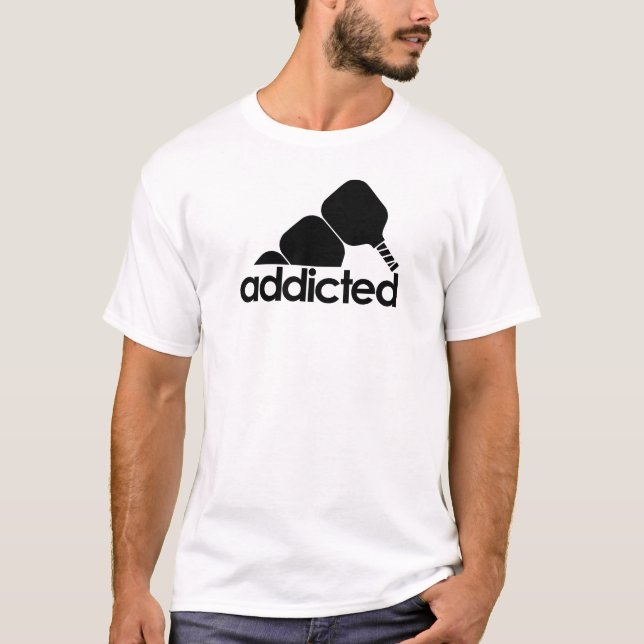 Pickleball Divertido – Camiseta Adicta al Pickleba (Anverso)