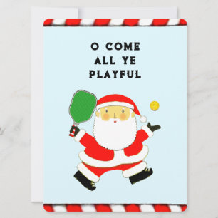 Pickleball Divertido de Navidad