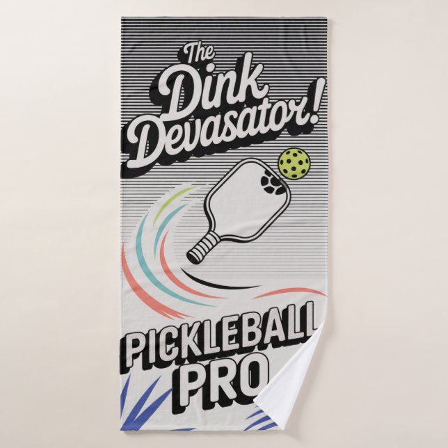 Pickleball El Deporte Del Club Dink Devastator (Toalla de baño)
