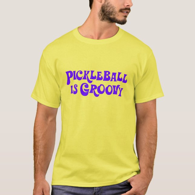"Pickleball es" camiseta maravillosa del teñido (Anverso)