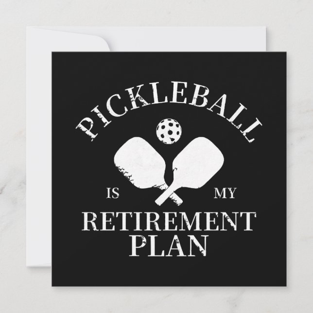 pickleball es mi planta de jubilación (Anverso)