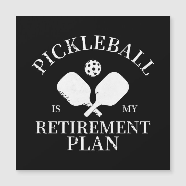 pickleball es mi planta de jubilación (Anverso)