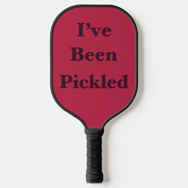 Pickleball He sido picado con palas de bolas de magenta (Anverso)