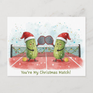 Pickleball Navidad lleva a Santa Claus a la partid