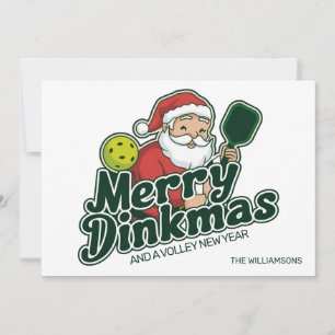 Pickleball Navidad Santa Feliz Dinkmas Personaliza