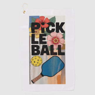 Pickleball Paddle Floral Resort Toalla deportiva