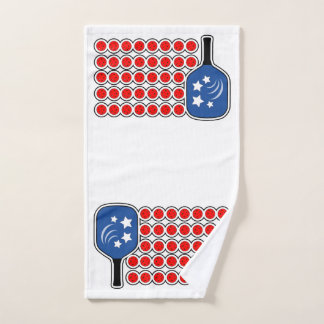 Pickleball Patriótico Bandera Roja Blanca Azul-Est