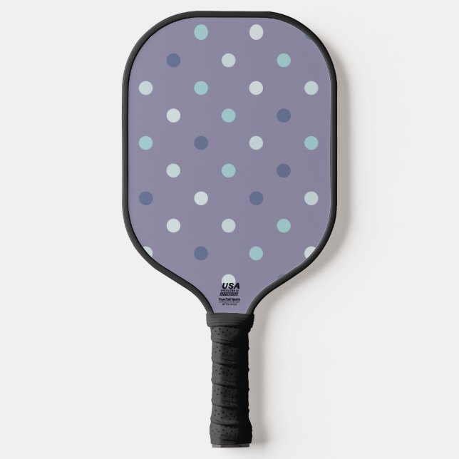 Pickleball Plantilla de almendras de palas con puntos de polk (Anverso)