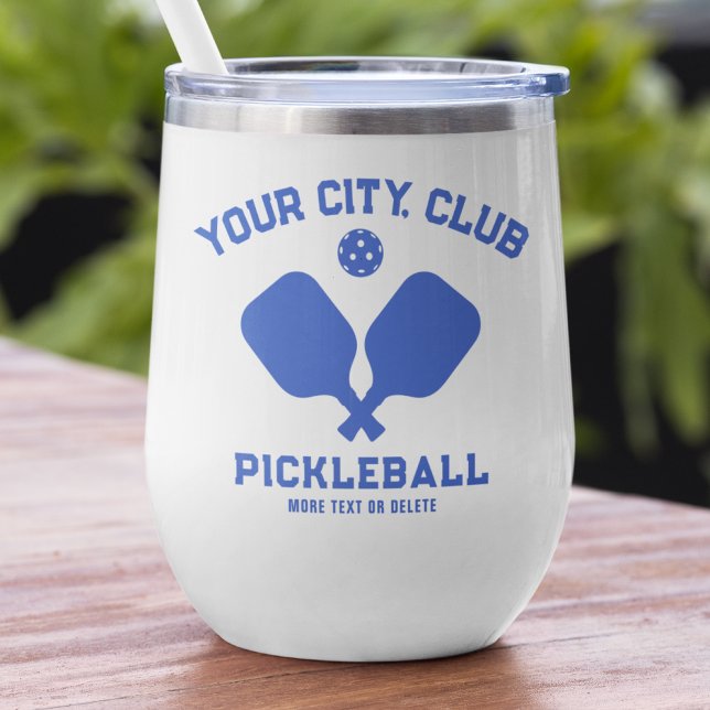 Pickleball Player Club nombre de equipo azul perso (Subido por el creador)