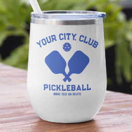 Pickleball Player Club nombre de equipo azul perso