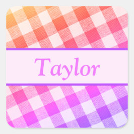 Picnic arcoiris Diagonal Pegatina 3