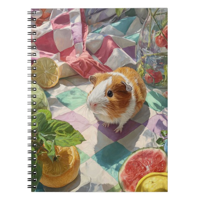 Picnic con cuaderno de cerdo de Guinea (Frente)