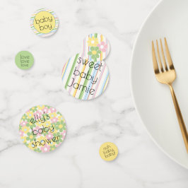 Picnic florido de Baby Shower Confetti